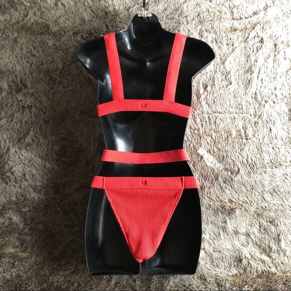 Free People x MINIMALE ANIMALE The Delta Rib Bikini Top Small - Picture 8 of 9